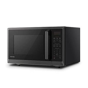 lot 59488 image: Toshiba Countertop Microwave Oven, Black Stainless Steel  (1.2 Cu Ft)