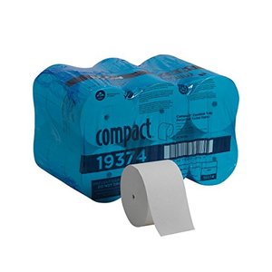 lot 61454 image: GP PRO Compact Coreless 1-Ply Recycled Toilet Paper  (18 Rolls In Case)