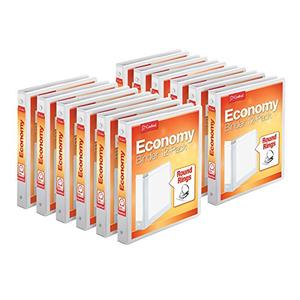 lot 61470 image: Cardinal Economy 3-Ring Binders, White (1) (Carton of 12)