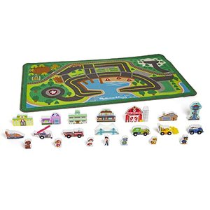 lot 61488 image: Melissa & Doug PAW Patrol Activity Rug, Adventure Bay