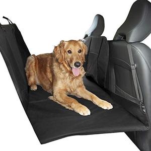 lot 61489 image: Furhaven Deluxe Backseat Cover Car Protector Vehicle Accessory with Carry-on Bag, Black