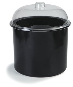 lot 61491 image: CFS Coldmaster Insulated Ice Cream Server with Lid, Black  (3 Gallon)