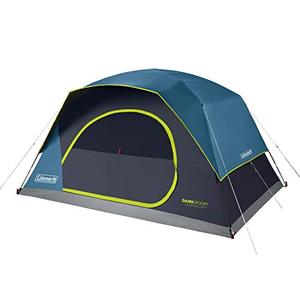 lot 61498 image: Coleman Skydome 8 Person Camping Tent with Dark Room Technology
