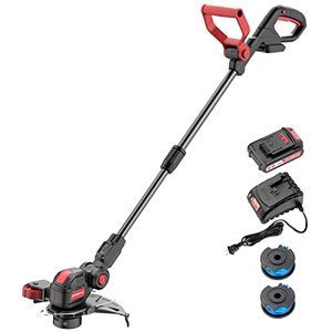 lot 61512 image: ECOMAX 18V Cordless String Trimmer & Edger, Edger Lawn Tool  (12)