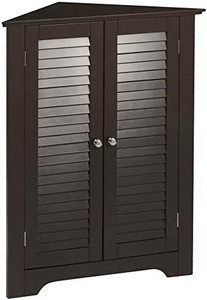 lot 61897 image: RiverRidge Corner Cabinet, Espresso
