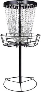 lot 61901 image: Disc Sports Black Hole Pro 24 Chain Portable Disc Golf Basket Target