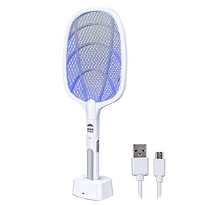 lot 61920 image: 2 in 1 Electric Bug Zapper Fly Swatter