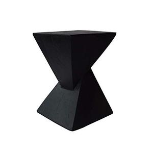 lot 61921 image: Christopher Knight Home Kajsa Outdoor Lightweight Concrete Accent Table, Black