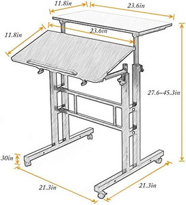 lot 61930 image: SogesGame Mobile Laptop Stand, Oak  (24)