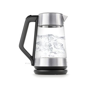 lot 62705 image: OXO Cordless Glass Electric Kettle, Clear  (1.75L)