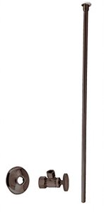 lot 62709 image: Westbrass Flat Head Riser Line Kit, Oil Rubbed Bronze