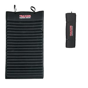 lot 62756 image: Traxion VersaMat Roll Up High Density Foam Utility Mat, Black