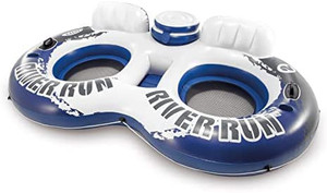 lot 62763 image: Intex River Run II Sport Lounger Inflatable Water Float  (95.5 x 62)