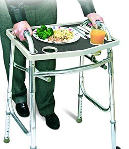 lot 63633 image: North American Health Wellness Walker Tray, Gray