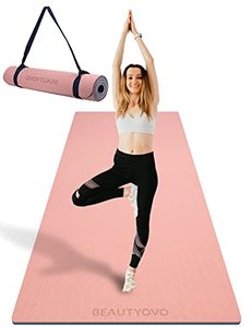 lot 63644 image: Extra Wide & Thick Yoga Mat   (72 x 32 x 13)