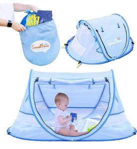 lot 41847 image: GoodBorn Baby Beach Tent, UV50 EzyFold Popup Tent. Cabana Baby Tent, Beach Canopy and Beach Shade Tent, Backyard Sun Shelter, Toddler Camping, Infant Portable Sun Shade. Summer Beach Baby Essentials