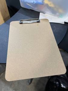 lot 41849 image: Clipboards (Set of 30 -) Letter Size Clipboard, Low Profile Clip, Classrooms