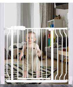 lot 41852 image: HOOEN Narrow Baby Gate for Stairs Doorways Pressure Mounted Baby Gate Walk Through Child Gates for Kids or Pets Indoor Safety Gates 34 to 38.5 Inch Wide