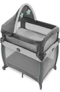 lot 41857 image: Graco My View 4 in 1 Bassinet  Infant to Toddler Bassinet with 4 Stages, Derby , 23.19x33.5x32.25 Inch (Pack of 1)