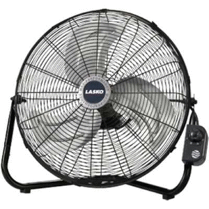lot 41871 image: Lasko 20 Max Performance High Velocity Floor Fan with Wall Mount Option and 3 Speeds, 2264QM, Black