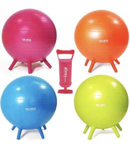 lot 41877 image: WALIKI Chair Ball with Feet for Kids 4 Pack  Alternative Classroom Seating Ball (20 - 4 Pack)