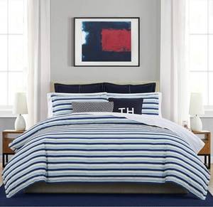 lot 58829 image: Tommy Hilfiger Court Stripe Comforter Set