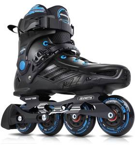lot 58856 image: Inline Skates for Women Men, Outdoor Street Blades Roller Adult Male Female, Professional Fitness Roller Skates Blades for Unisex - Size 9-9.5