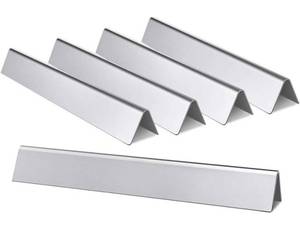 lot 58880 image: 24.5�� Stainless Steel Flavorizer Bars with Front Mounted Control Panel Grills 5-Pack Heat Plates, 20GA - Set of 5