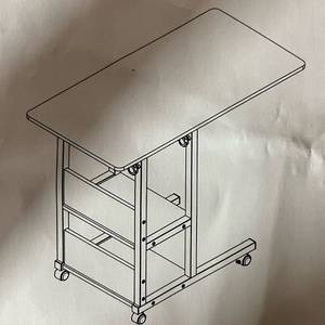 lot 73011 image: Childs Desk - Desk Top 31.5��x16��, Legs 22.5��High