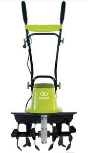 lot 73017 image: Sun Joe TJ603E 16-Inch 12-Amp Electric Tiller and Cultivator , Green
