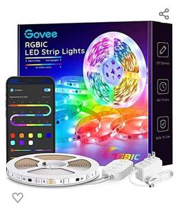lot 73082 image: Govee LED Strip Lights RGBIC, 16.4ft Bluetooth Color Changing LED Lights with Segmented App Control, Smart LED Strip Color Picking, Music Sync LED