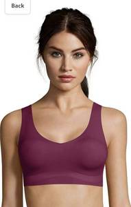 lot 73090 image: Hanes Womens Invisible Embrace ComfortFlex Fit Wirefree Bra G561HB61,Size MM