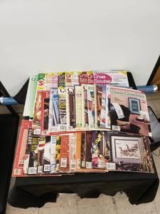 lot 5788 image: lot of cross stitch magazines
