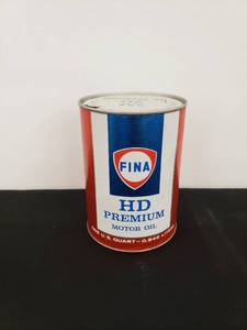 lot 5866 image: old Fina oil can