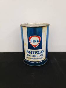 lot 5868 image: old Fina oil can