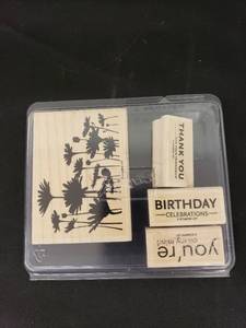 lot 5925 image: upsy daisywords stamp set