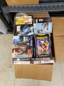 lot 5935 image: huge box full of VHS
