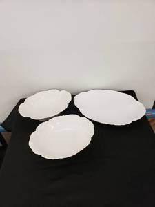 lot 5955 image: Haviland France platter2 bowls
