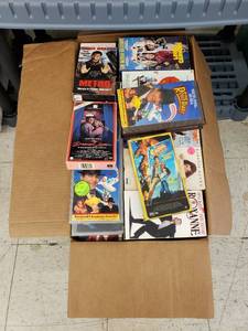 lot 5959 image: big box full of VHS
