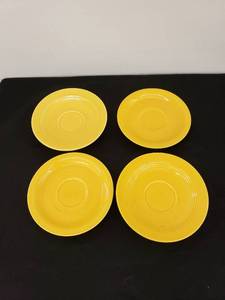 lot 5973 image: retro yellow plates