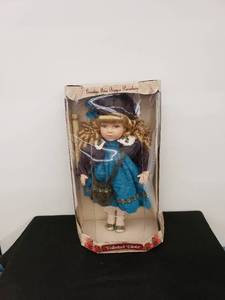 lot 5992 image: porcelain doll NIB