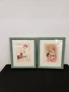 lot 5996 image: pair little girl pics