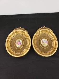 lot 5997 image: pair oval victorian pics