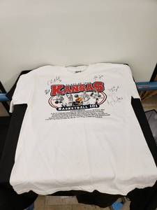 lot 6517 image: size large KU signed tee