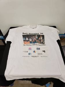 lot 6518 image: signed KU shirt size large