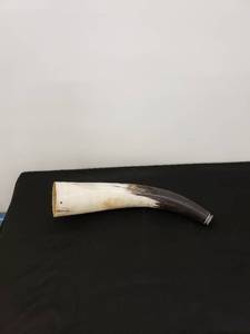 lot 6536 image: Black powder horn