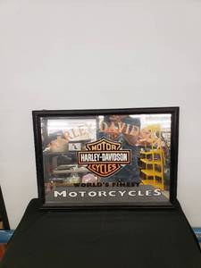 lot 6567 image: Harley Davidson mirror