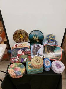 lot 6588 image: lot of tins