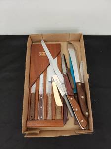 lot 6599 image: lot of kitchen knives
