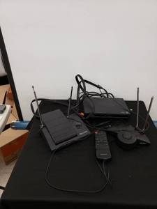 lot 6614 image: lot of antennasanalog receiver wremote